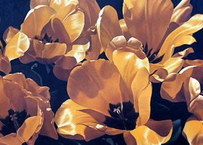 Yellow Tulips Oil Painting