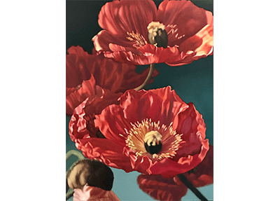 Poppies Oil Painting